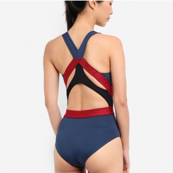 🎉 HP 🎉 IVY PARK BY BEYONCÉ COLORBLOCK ONE PC SWIMSUIT OR BODYSUIT SZ MED - Picture 2 of 13